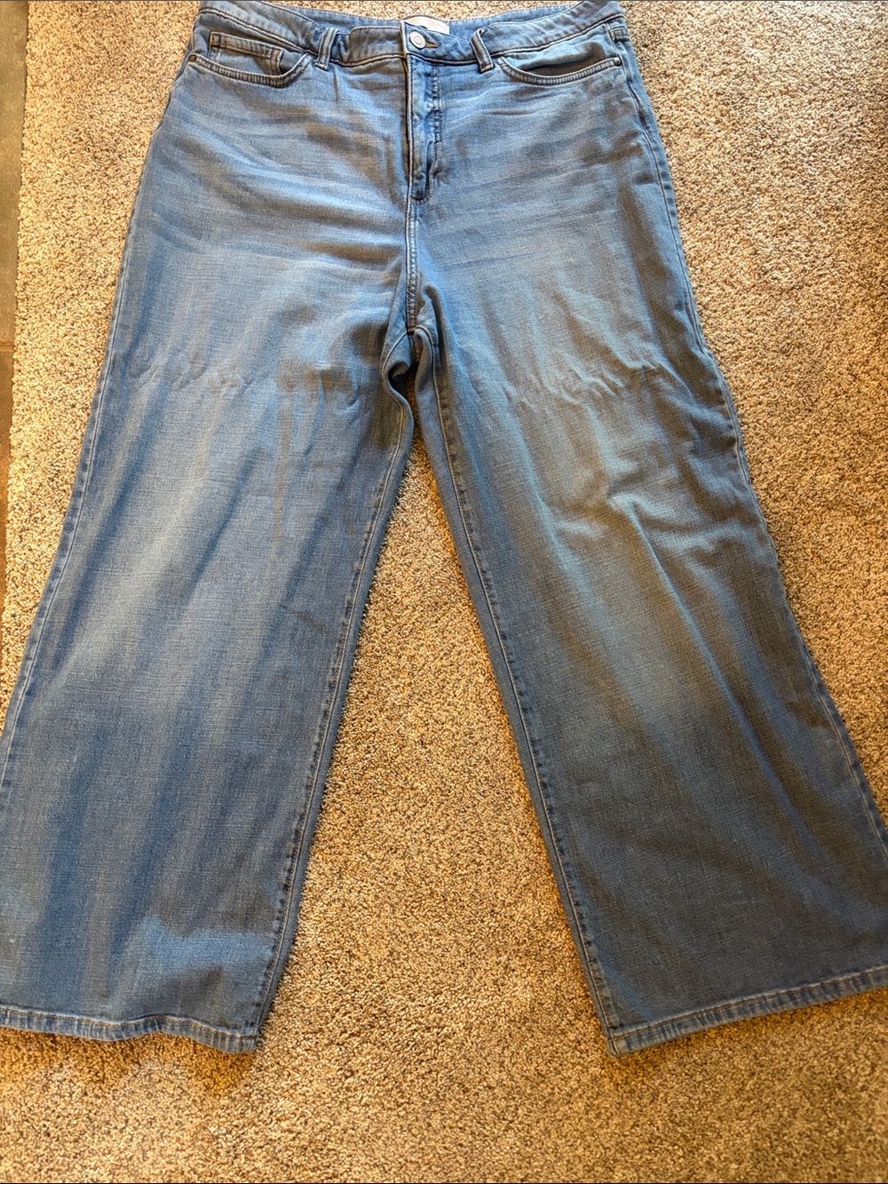 LC Lauren Conrad Light Blue Wide-Leg Jeans